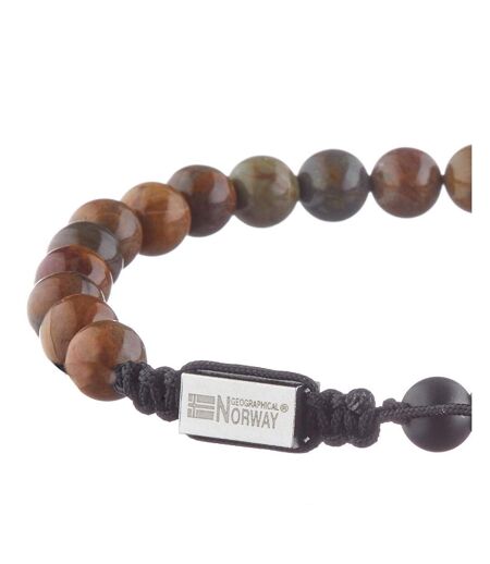 Bracelet perles noir/marron homme geographical norway 315051 - taille unique