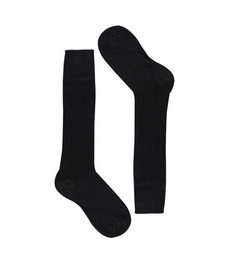 Ladies 3 Pack Knee High 100% Cotton Soft Breathable Socks