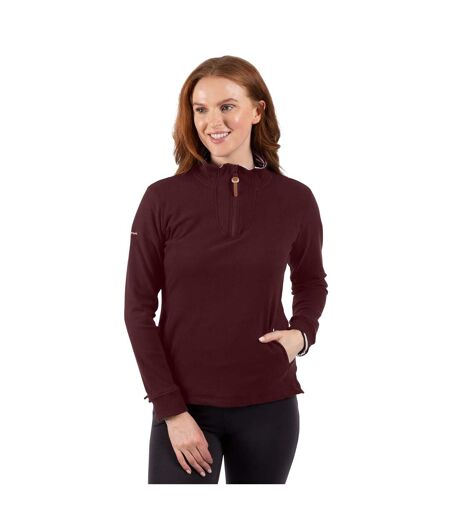 Polaire Big Heart Femme Violet Foncé Trespass