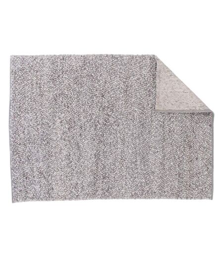 Tapis en viscose et laine gris clair Jajru 350 x 250 cm