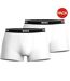 Pack Of 2  Mens Logo Boxer Shorts  White Boss-2