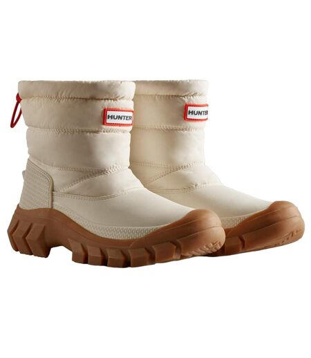 Womens/ladies Intrepid Short Snow Boots Willow Gum Hunter