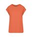 T-shirt Femme Orange Rouille Urban Classics-1