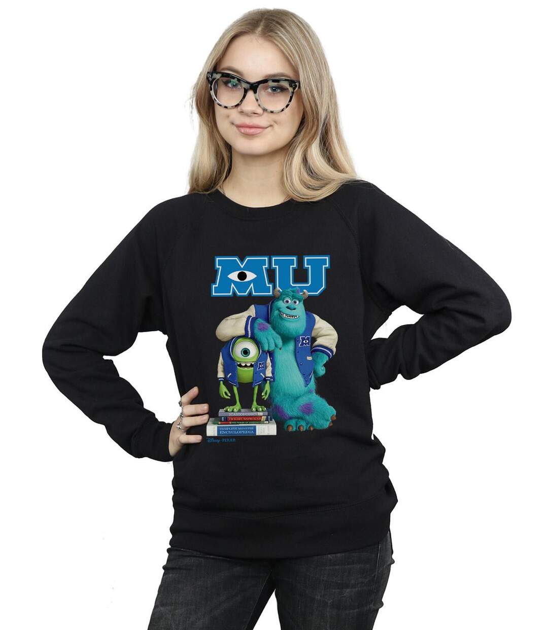Disney Sweat-shirt Womens/Ladies Monsters University Poster (Noir) - UTBI12932-2