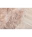 Tapis Déco Shaggy Rond Shiva 200cm Champagne-5
