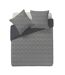Parure de Lit 3 Pièces Motifs 240x220cm Gris-2