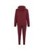 Mens Tracksuit Burgundy Lonsdale-2
