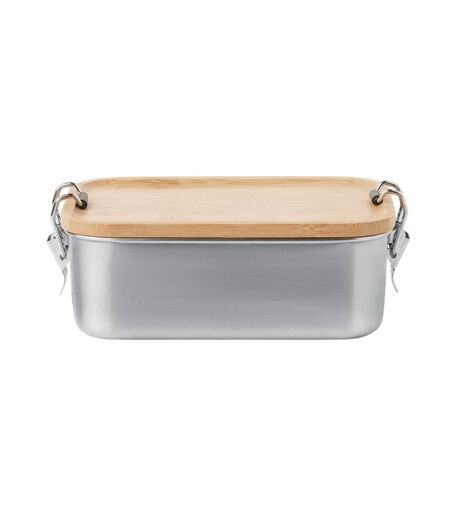 Sonabox stainless steel 750ml lunch box one size wood MidOcean