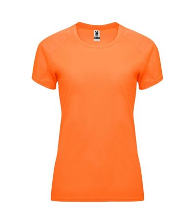 T-shirt bahrain femme orange fluo Roly