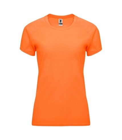 T-shirt bahrain femme orange fluo Roly