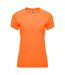 T-shirt bahrain femme orange fluo Roly