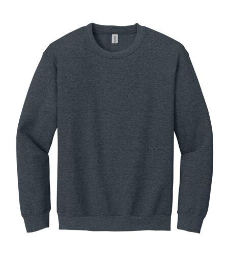 Sweat Adulte Gris Foncé Chiné Gildan