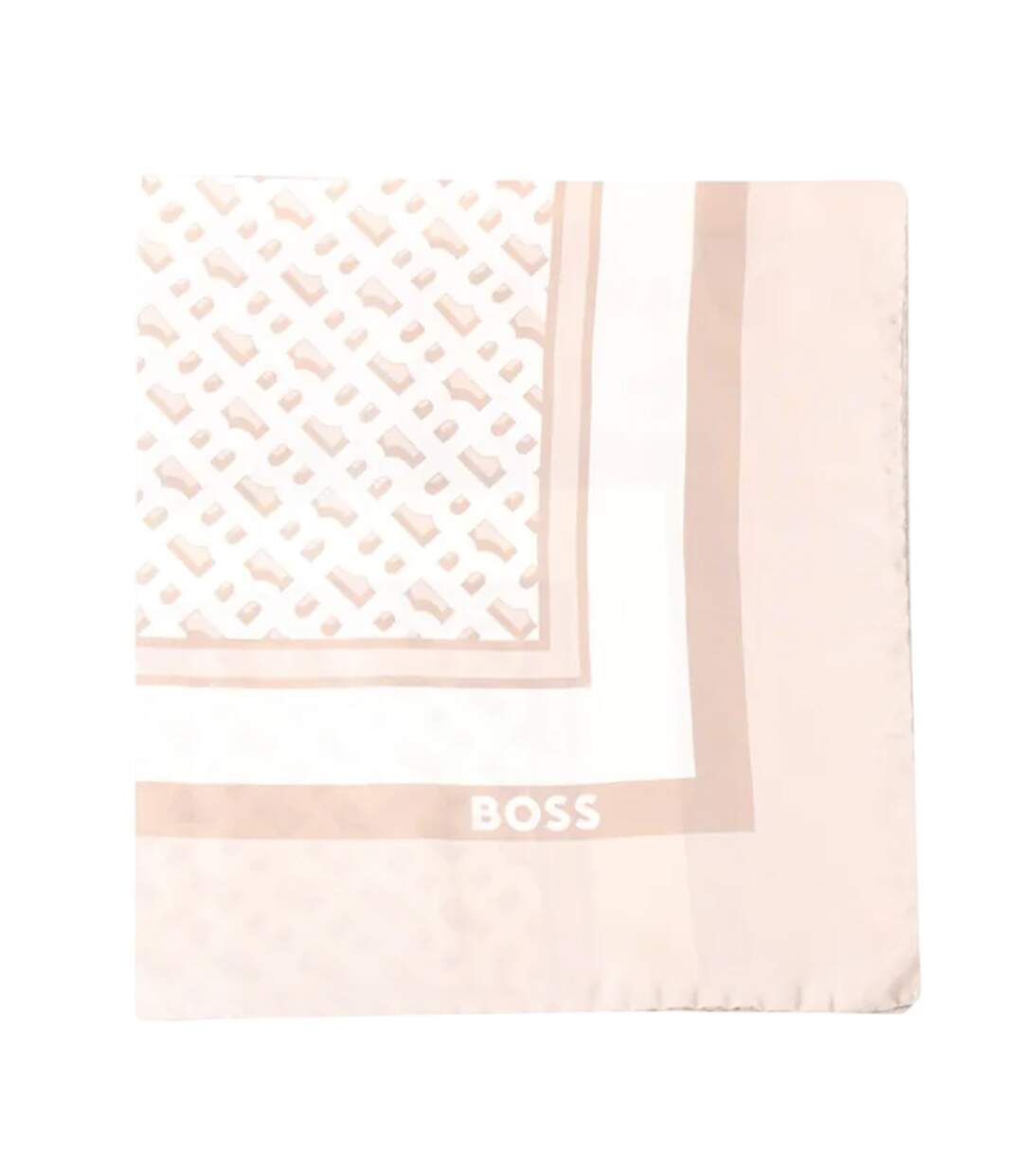 Écharpe Motif/style Monogramme Lainy Femme Taille Unique Beige Boss-1