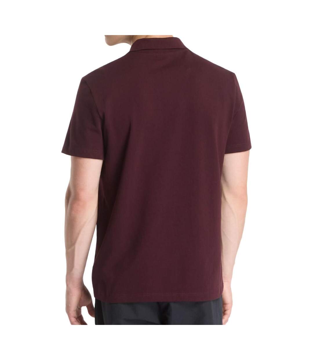Polo bordeaux homme lacoste regular-2