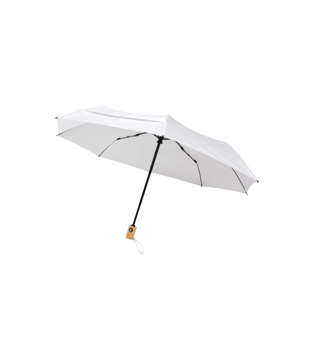 Avenue Bo Foldable Auto Open Umbrella (White) (One Size) - UTPF3175-1