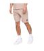 Mens henychill polo and shorts set taupe Henleys-4