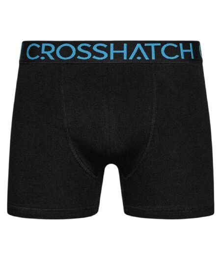 Lot De 3  Boxers Motif/style Logo Homme Bleu Sombre Crosshatch