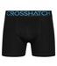 Lot De 3  Boxers Motif/style Logo Homme Bleu Sombre Crosshatch-2