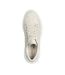 Womens/ladies Classic Textile Trainers Natural Skechers-4