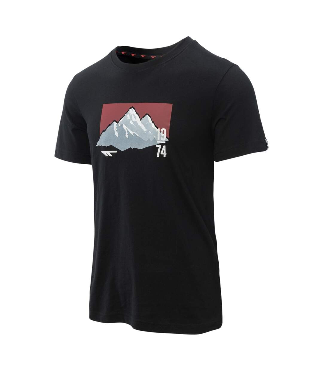T-shirt Manches Courtes Rawal Homme Noir Hi-Tec-3
