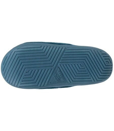 Isotoner Chaussons Mules ouvertes femme velours semelle bloup xtra confort