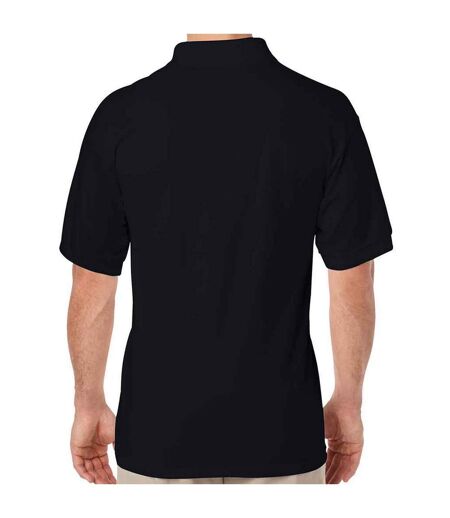 Mens dryblend polo shirt black Gildan