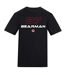 Mens Bearman Graphic Print Short-sleeved T-shirt Black AWD-1