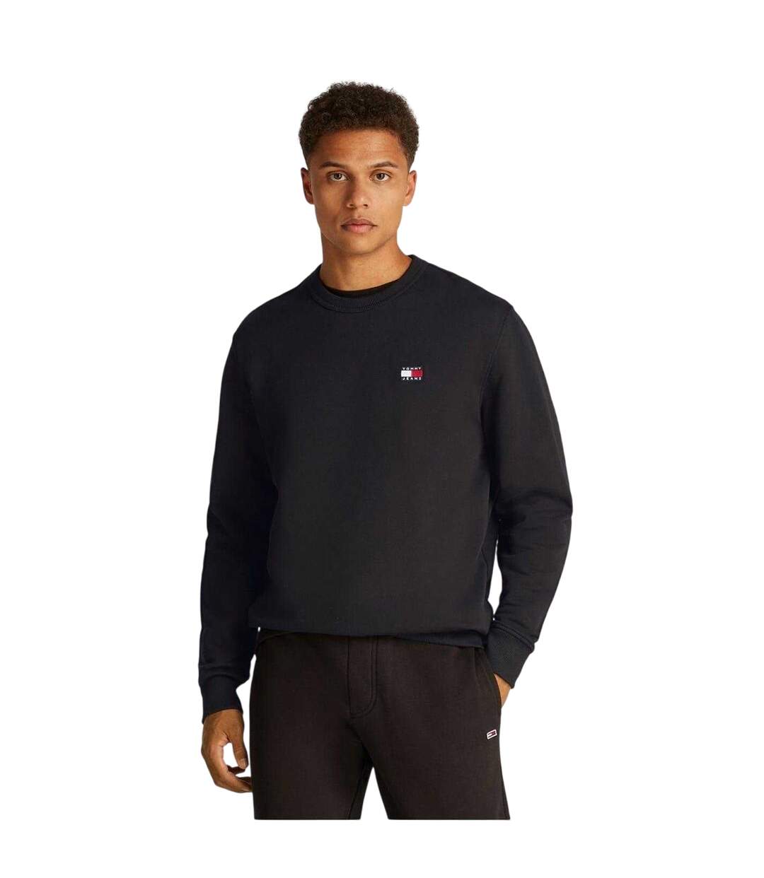 Sweat Motif/style Logo Homme Noir Tommy Jeans-2
