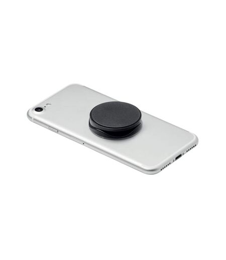 Dot round mobile phone holder one size black MidOcean