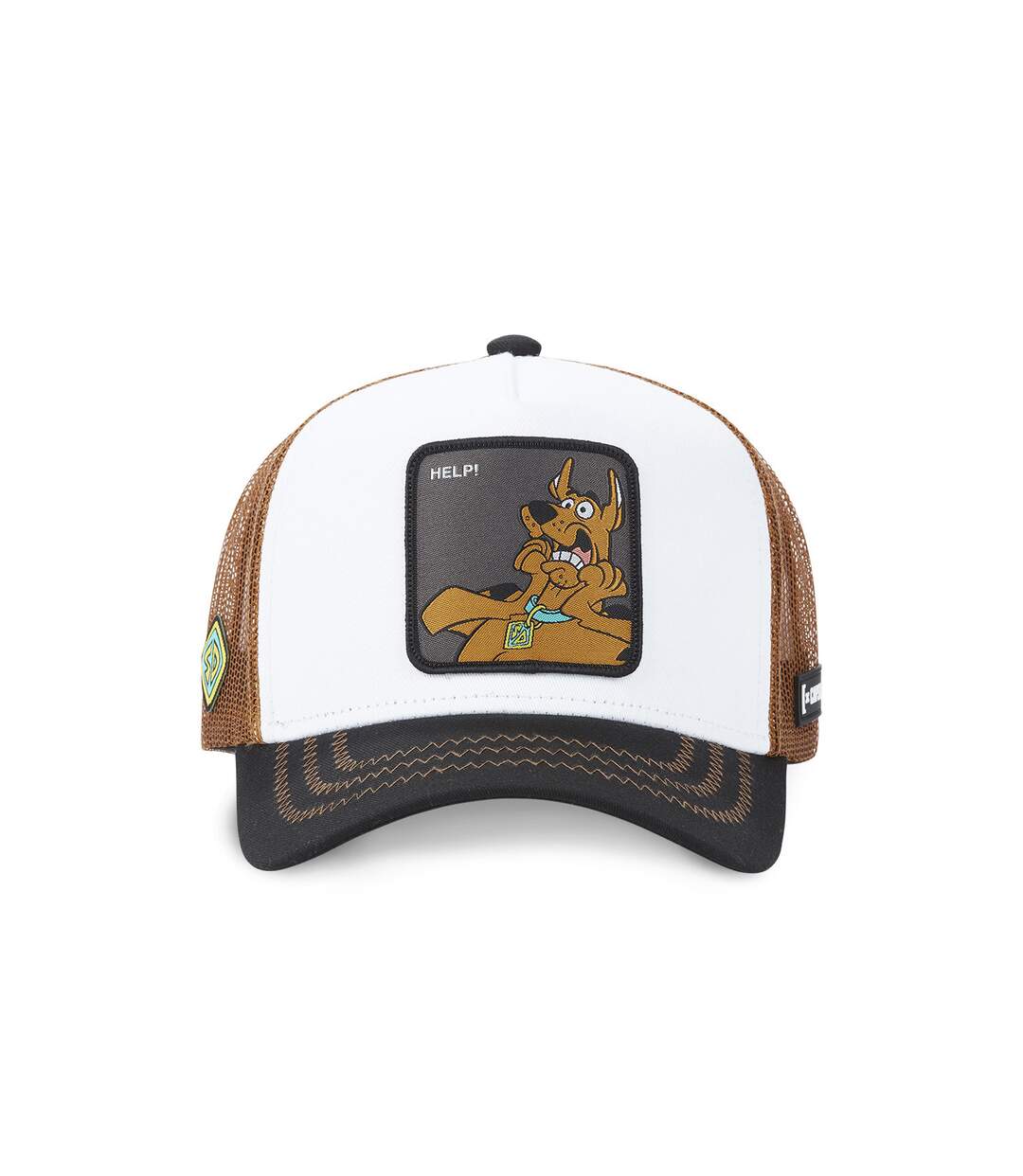 casquette homme trucker avec filet et patch Scooby doo Capslab-1