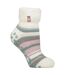 Chaussettes de détente à rayures douces pour dames pour l'hiver-1