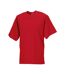 T-shirt À Manches Courtes Homme Rouge Russell-2