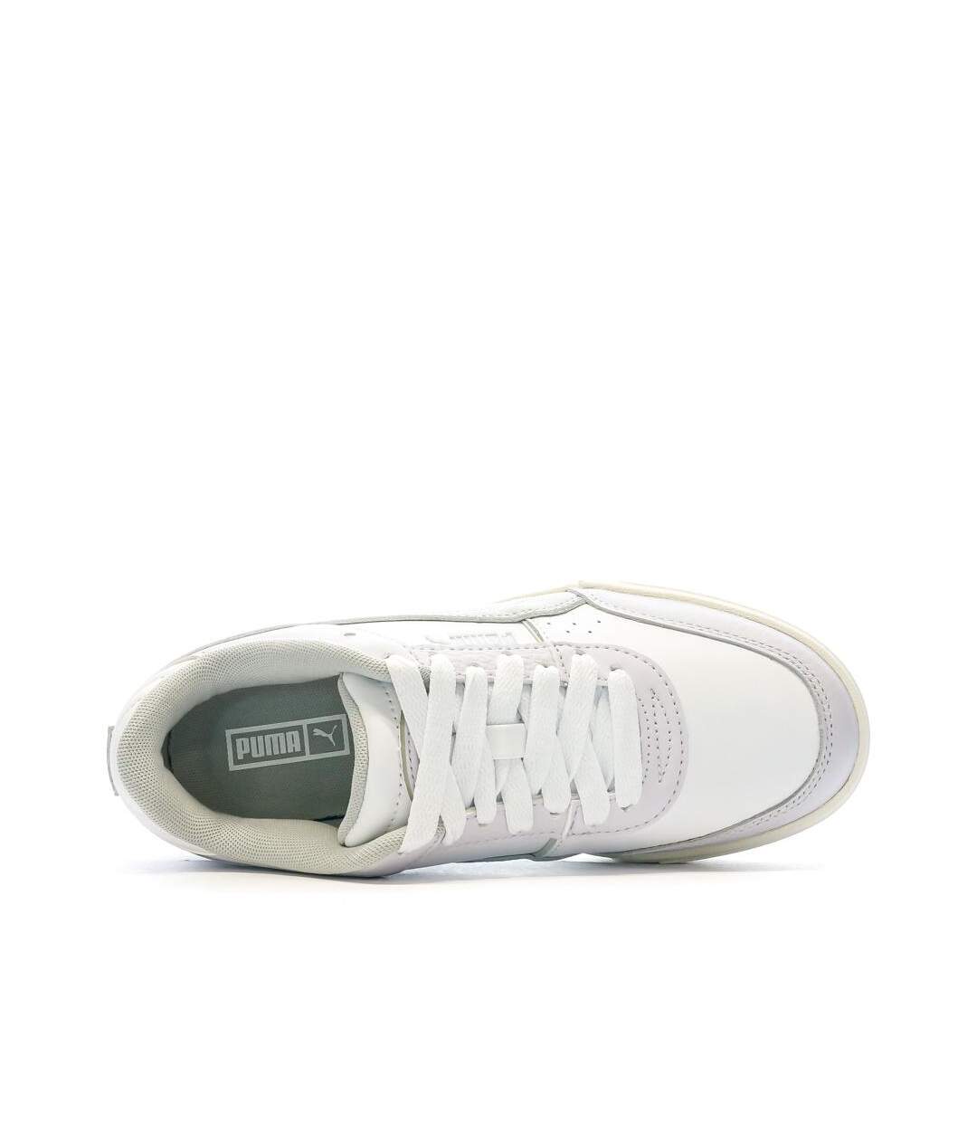 Baskets blanches/grises mixte puma ca pro sport-4
