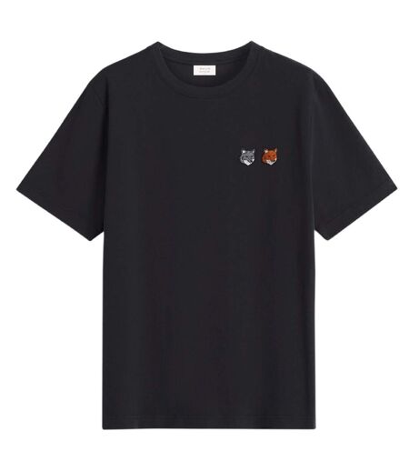 T-shirt Double Fox Homme Anthracite Maison Kitsuné