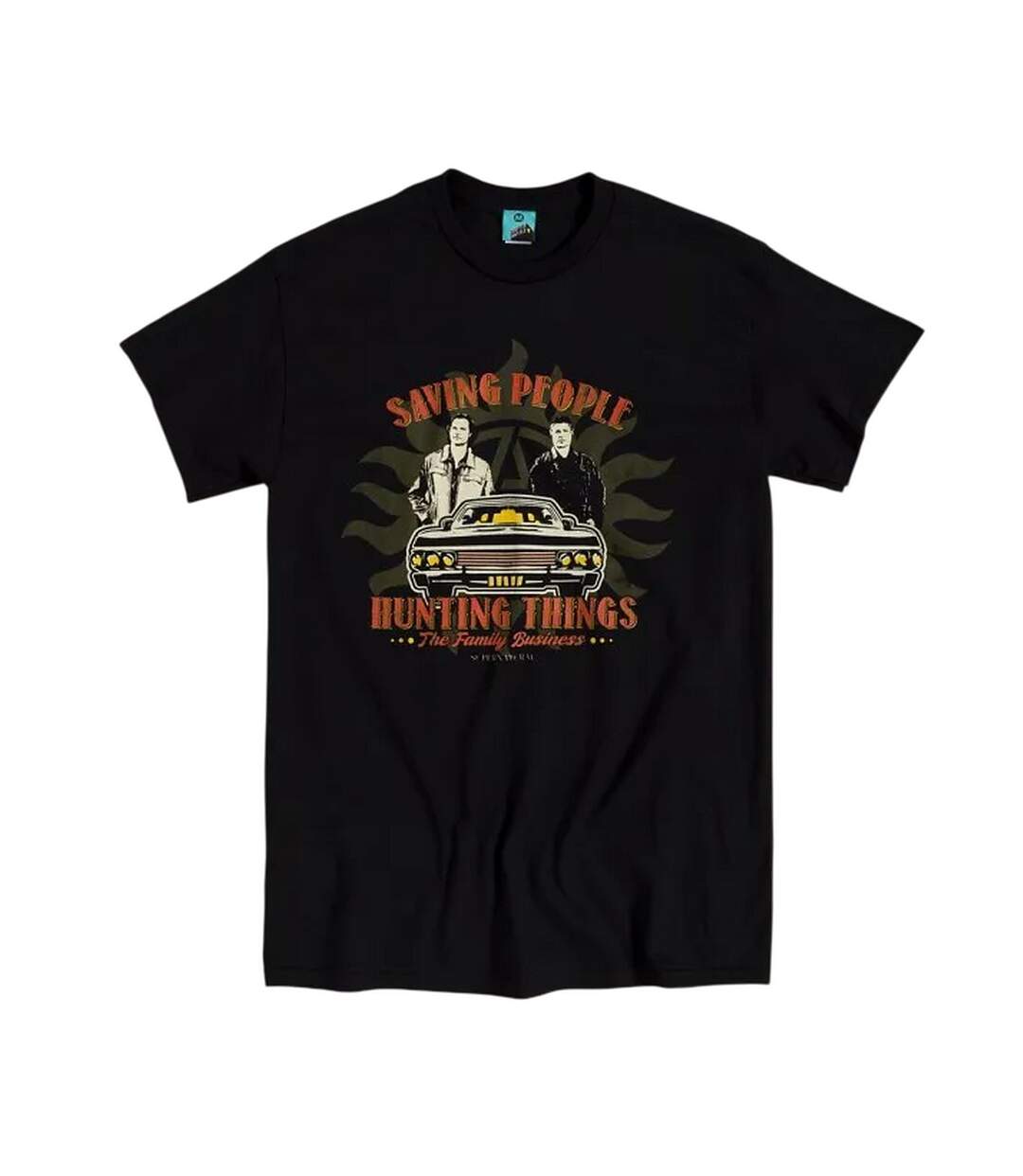 Unisex Adult The Family Business T-shirt Black Supernatural-1