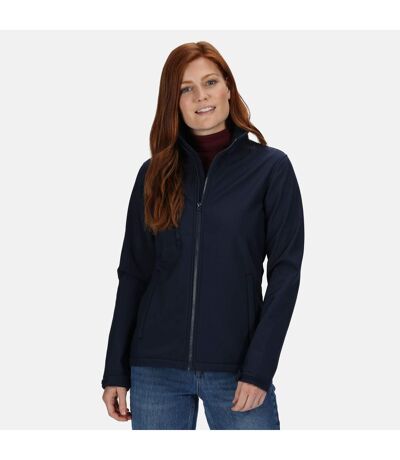 Regatta Womens/Ladies Ablaze 3 Layer Membrane Soft Shell Jacket (Navy) - UTBC4837