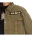 Chemise manches longues femme avec poches broderies et patch Tape Vondutch-2