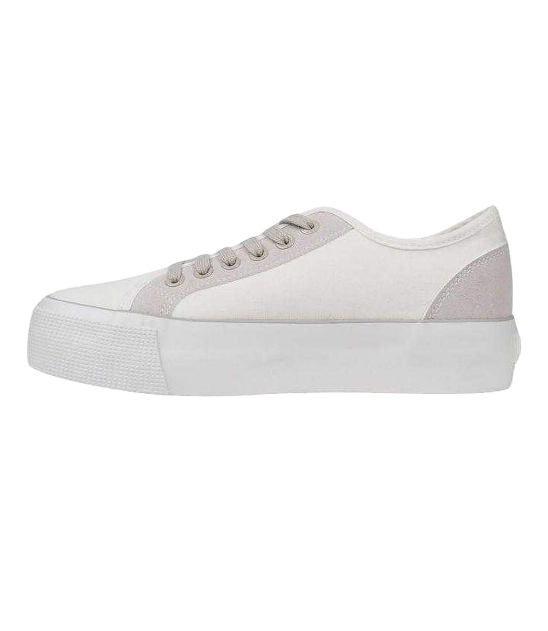 Baskets Motif/style Blocs De Couleurs Femme Blanc Lee Cooper-4