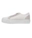 Baskets Motif/style Blocs De Couleurs Femme Blanc Lee Cooper-4