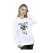 Disney Sweatshirt Lightyear Buzz Jump To Action Femme/Ladies (Blanc) - UTBI25171-2