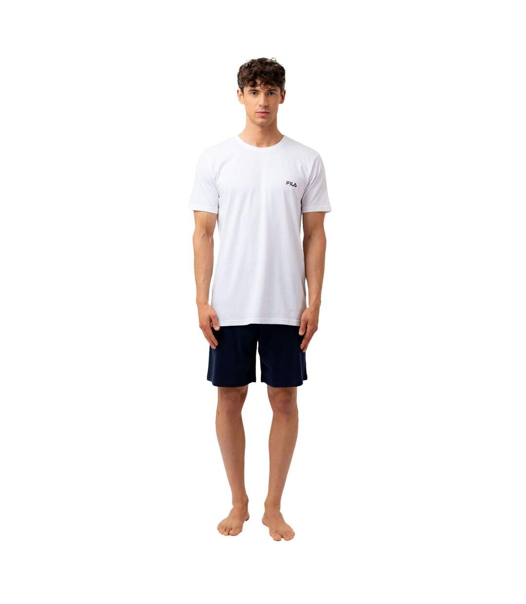 Ensemble pyjama court homme en coton jersey FPS1194 Fila-4