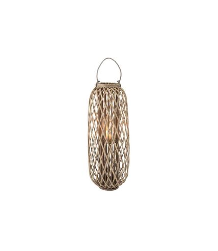 Lanterne Design en Bois Willow 96cm Gris