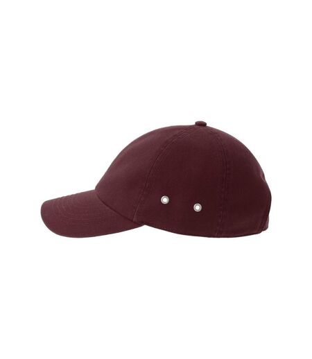 Casquette De Baseball Motif/style 6 Panneaux Action-s Adulte Bordeaux Atlantis