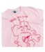 T-shirt Obsessed Adulte Rose Care Bears-3