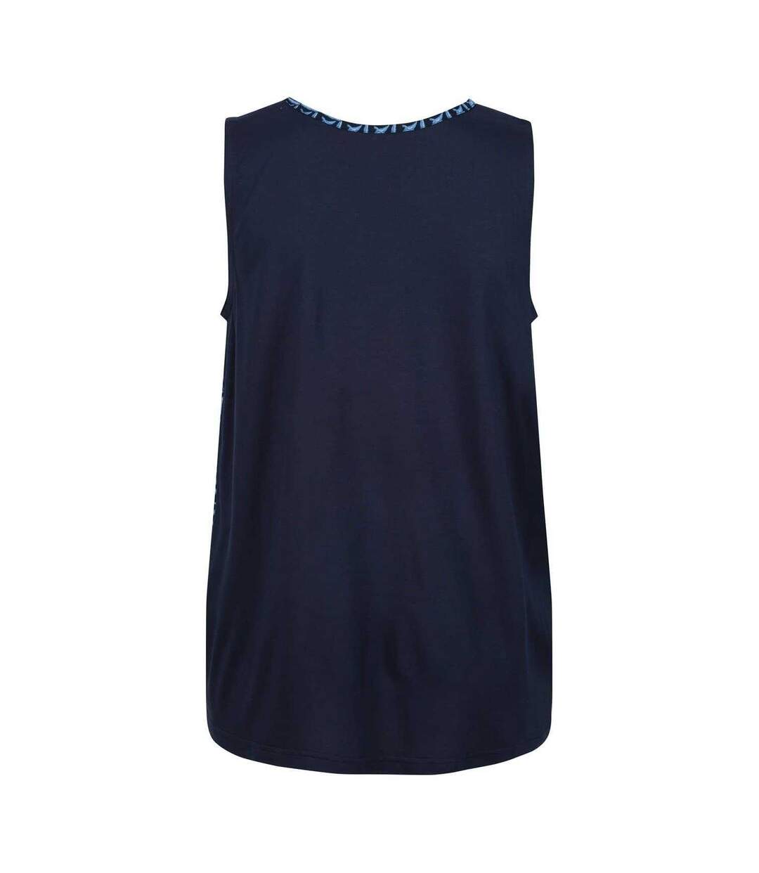 Womens/ladies Janessa Patterned Sleeveless T-shirt Navy Regatta-2