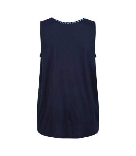 Womens/ladies Janessa Patterned Sleeveless T-shirt Navy Regatta