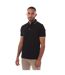 Mens Eagle Jacquard Polo Shirt Black Emporio Armani-2