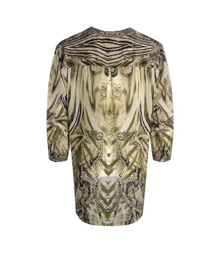Blouse Siberia Milano Femme Beige Gris Inoa