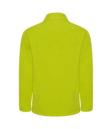 Veste Softshell Nebraska Homme Vert Néon Roly