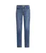 Womens/ladies High Rise Straight Leg Jeans Lapis Gem Levis-2